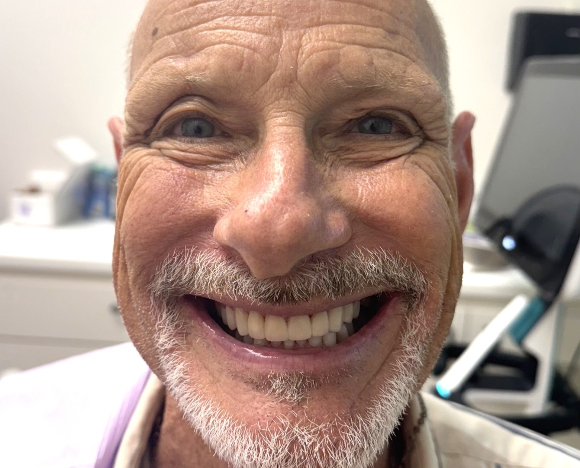 after cosmetic dentistry at Cara Dentistry